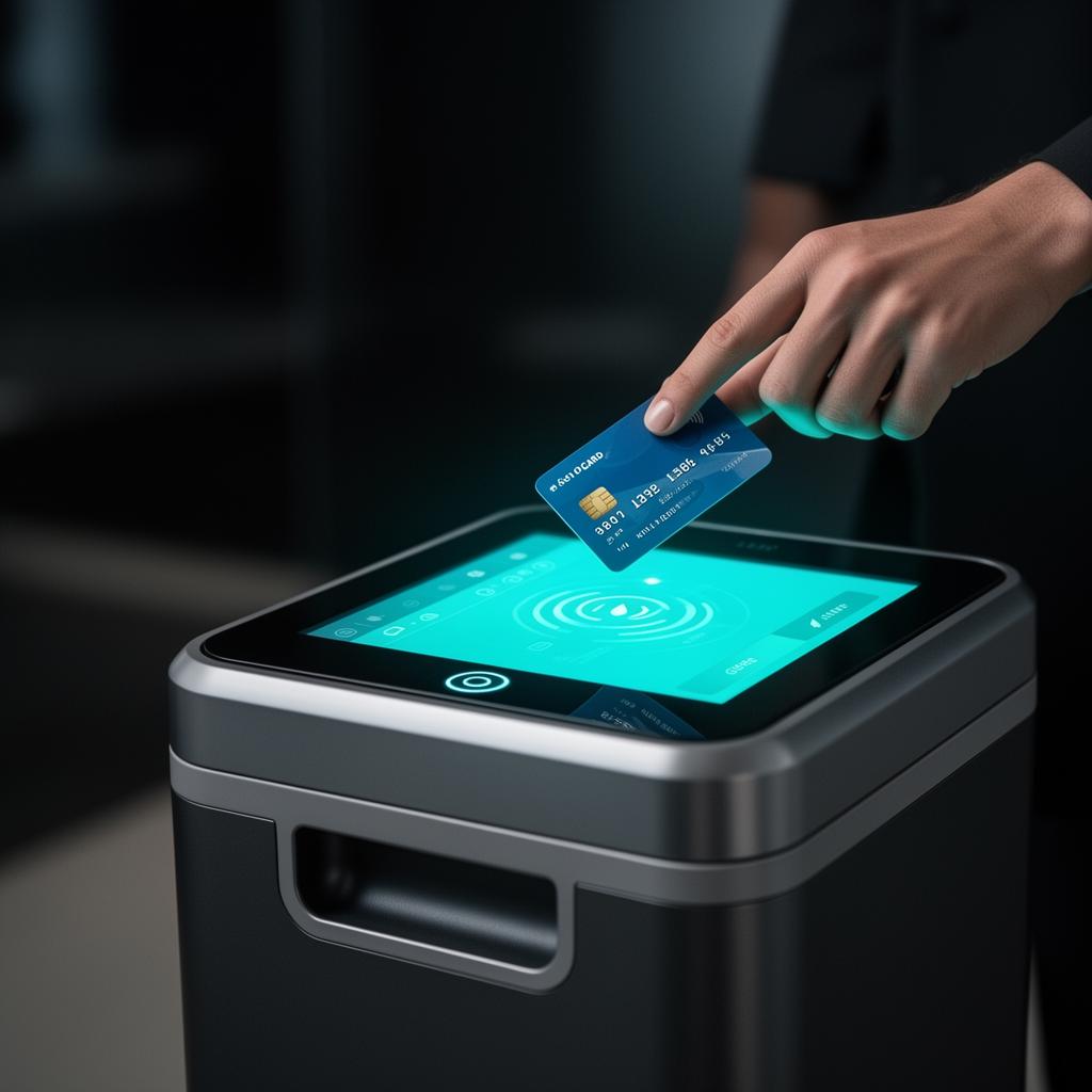Cashless tap-to-pay smart cooler interface